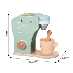 kids wooden toy kitchen pretend coffee maker set children's preschool education wooden kitchen coffee maker toys